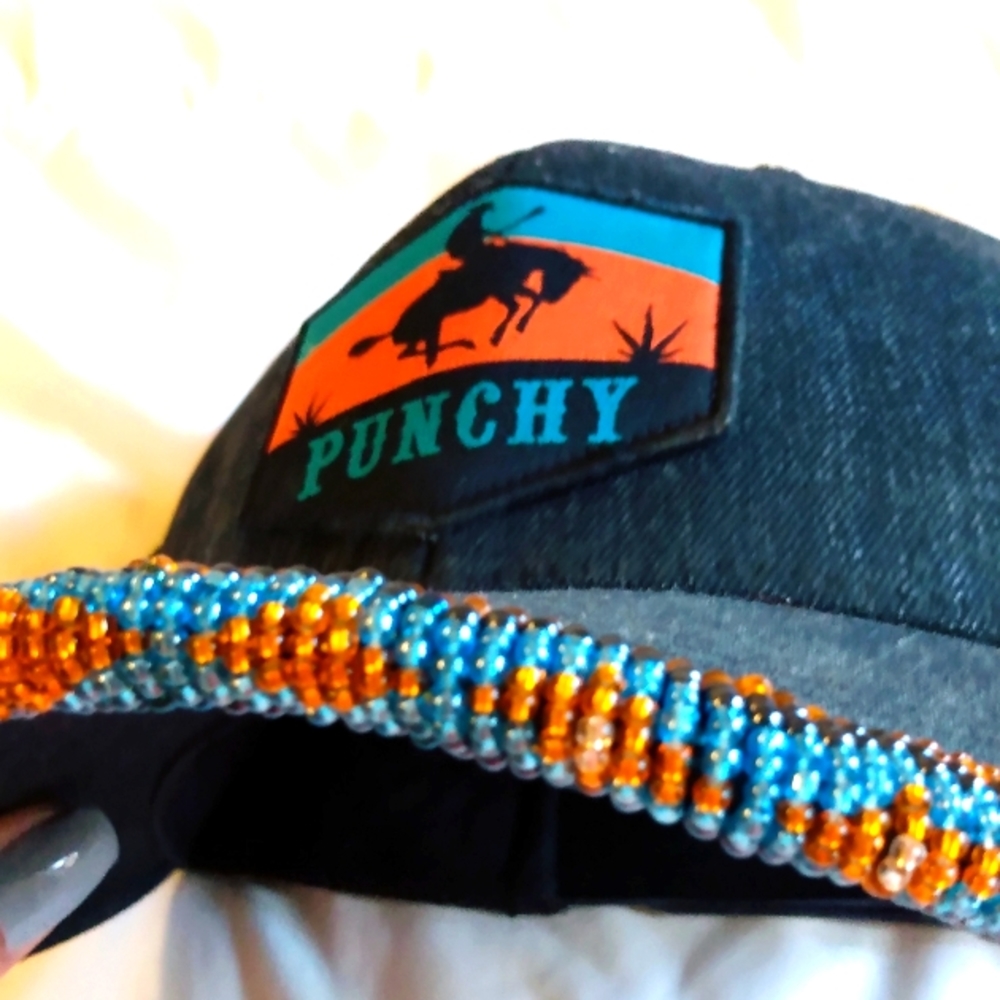 Hooey Beaded Hat New - Picture 3 of 6